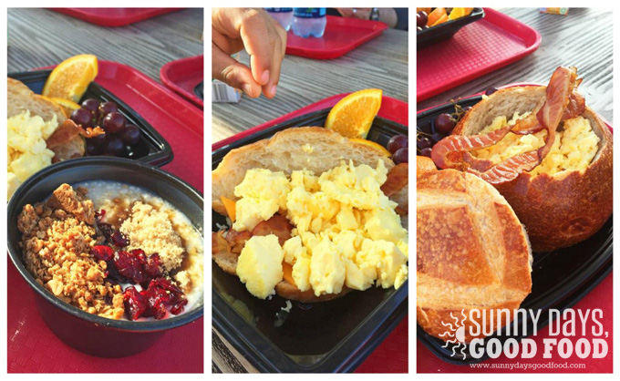 Breakfast at Boudin's Pacific Wharf Cafe at California Adventure