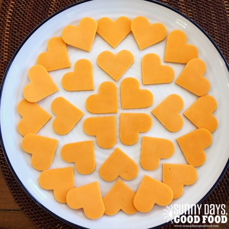 Cheddar Heart Cut-Outs