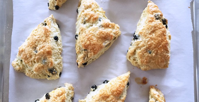(In the Tradition of) Irish Blueberry Scones