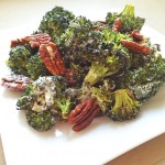 Roasted Broccoli Salad with Toasted Pecans